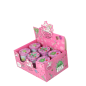 Preview: 1 Super Heroes Grinder4-teilig Metall pink 3 Motive Ø 5cm