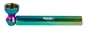 Preview: 1 US-Schraubpfeife aus Metall/Glas, 95mm, "RAINBOW", sortiert