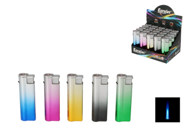 Eurojet Feuerzeug Austria Jet Metallhülle  5 Farben nachfüllbar 25er Display
