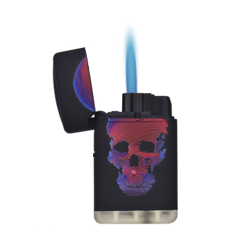 Feuerzeug PROF SKULL LINES JETFLAME Gasbrenner