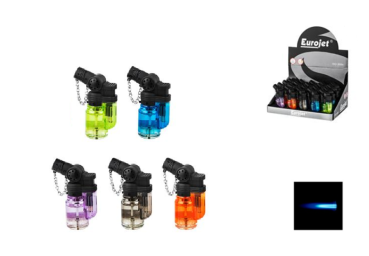 Eurojet Feuerzeug Shisha Jet 5 Farben mit Kappe Gasbrenner