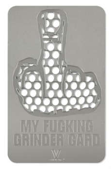V-Syndicate Grinder Card Metall Grinderkarte MY FUCKING...