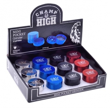 Grinder Gewürzmühle Metal Mini CNC 30mm 3tlg Kräutermühle Crusher