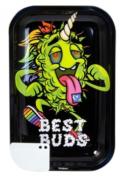 DrehTablett-Rolling Tray Large Best Buds LSD ca. 27,5x17,5x2cm