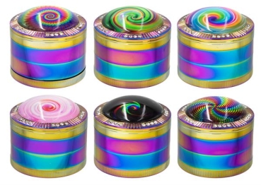 1 Metall Grinder/Pollinator 4 part ø 63mm Rainbow