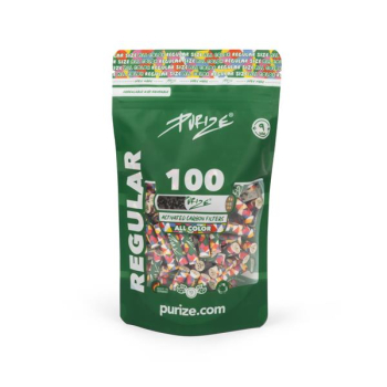 PURIZE Aktivkohlefilter ALL COLOUR ø 9mm 100er Packung