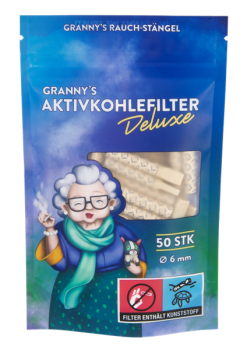 GRANNYS Weed Deluxe Aktivkohlefilter ø 6mm, 50er Packung