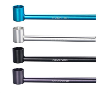 1 Metallpfeife "Champ High Classic" inkl. Siebe Länge ca. 125mm