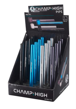 1 Metallpfeife "Champ High Classic" inkl. Siebe Länge ca. 125mm