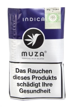 Muza Kräutermischung mit Terpenen nikotinfrei 20g INDICA (E-KVP € 11,95)