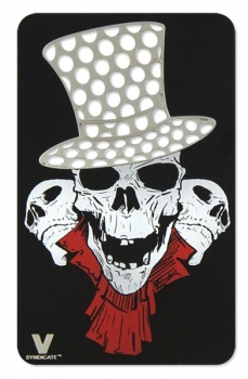 V-Syndicate Grinder Card Metall Grinderkarte SKULL