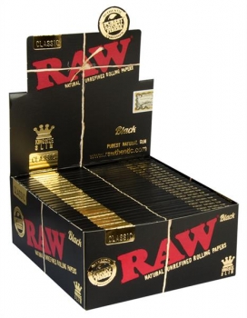 Zigarettenpapier RAW Classic BLACK KS SLIM