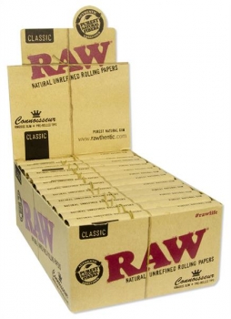 RAW Classic Connoisseur King Size Papier + Prerolled Filtertips