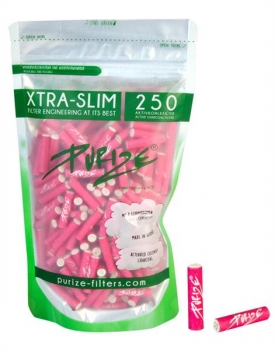 PURIZE Aktivkohlefilter XTRA Slim PINK ø 5,9mm 250er Packung