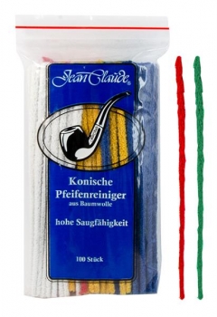 Jean Claude konische Pfeifenreiniger mit Bürste ca. 15cm 100 Stk/Packung
