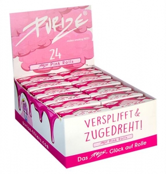 Zigarettenpapier PURIZE® PINK Rolls Zigarettenpapier auf der Rolle 24er Box