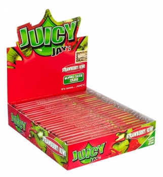 Juicy Jays King Size Slim Strawberry & Kiwi