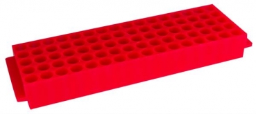 Display Rack für Reaktionsgefäße 1,5/2ml rot