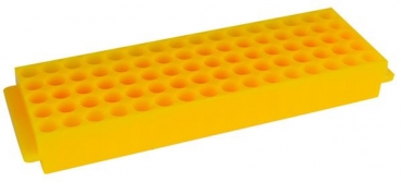 Display Rack für Reaktionsgefäße 1,5/2ml gelb