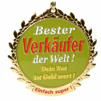 Orden Medaille Bester Verkäufer der Welt verkaufen Auszeichnung