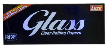 GLASS Clear King Size transparentes Papier 24er Box  Zigarettenpapier