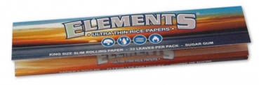Zigarettenpapier Elements King Size Slim Ultra Thin Papier