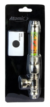 US Schraubpfeife aus Metall, 130mm, "Maria Senior" + Siebe