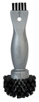 SAUBA Shishabürste shishabrush ca. 130mm silber/schwarz