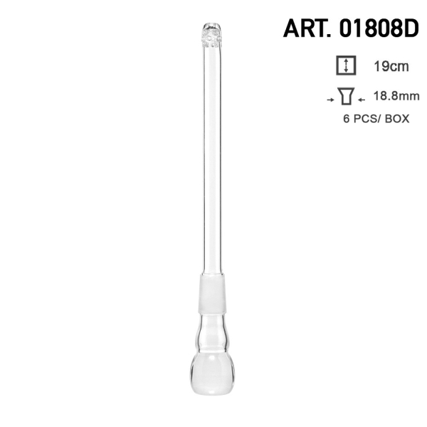 Glas Boost | Adapter Chillum 19cm 18,8er Schliff