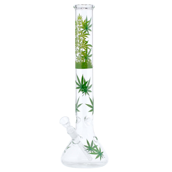 Glas Bong "Leaf Jhari" ca. 45cm