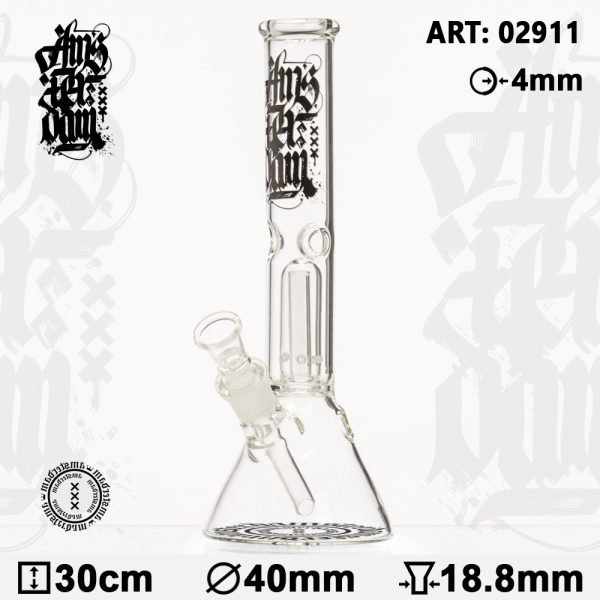 Glas Bong Amsterdam Perkolator 30cm