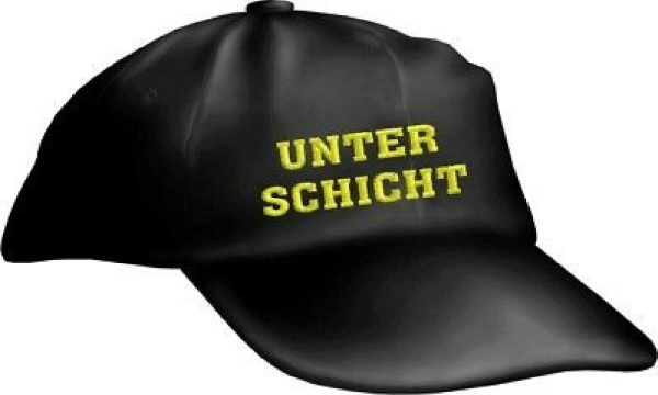 Caps FUN UNTERSCHICHT Sprüche Base Cap bestickt Basecap