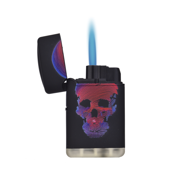 Feuerzeug PROF SKULL LINES JETFLAME Gasbrenner