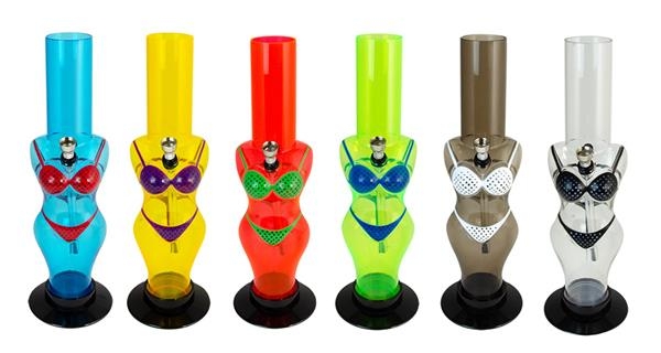 1 Acryl Bong Bikini div. Farben