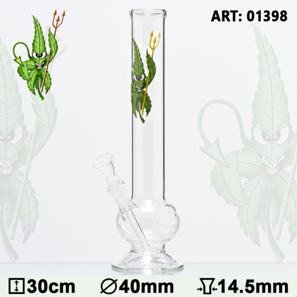 Glas Bong 30cm Leaf