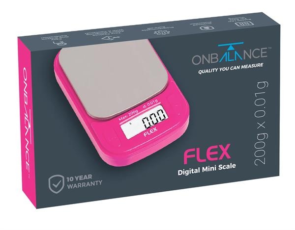 ON BALANCE FL-200-PK Flex 200g Digitalwaage (0,01g)
