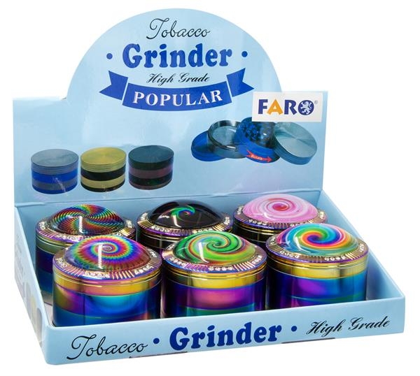 1 Metall Grinder/Pollinator 4 part ø 63mm Rainbow