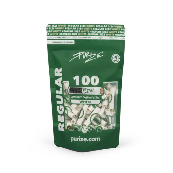 PURIZE Aktivkohlefilter ø 9mm, 100er Packung