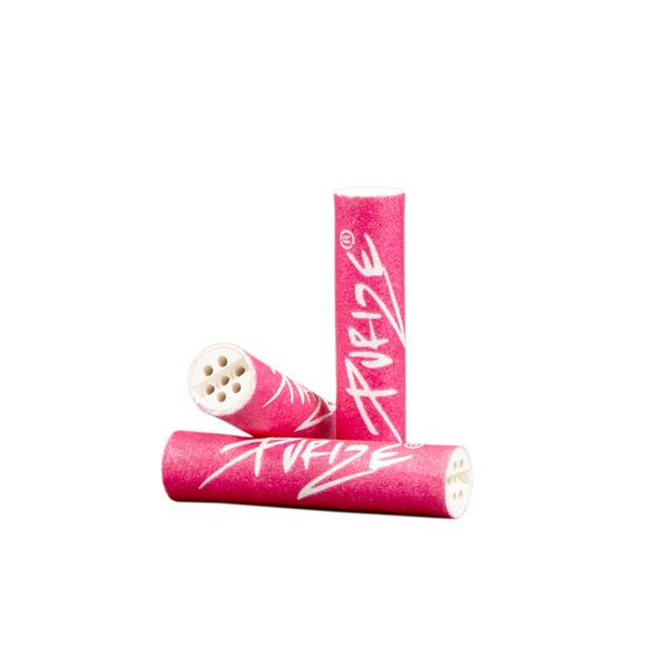 PURIZE Aktivkohlefilter XTRA Slim PINK ø 5,9mm 50er Packung