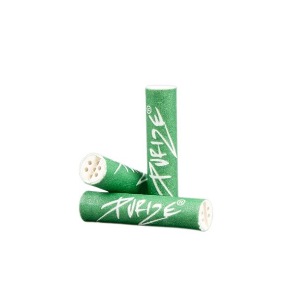 PURIZE Aktivkohlefilter XTRA Slim GREEN ø 5,9mm 50er Packung