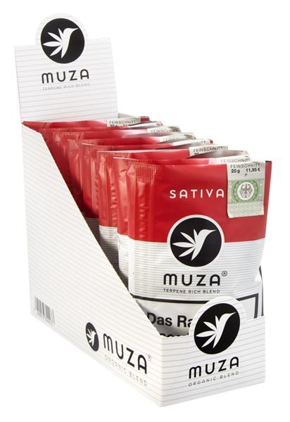 Muza Kräutermischung mit Terpenen nikotinfrei 20g SATIVA (E-KVP € 11,95)