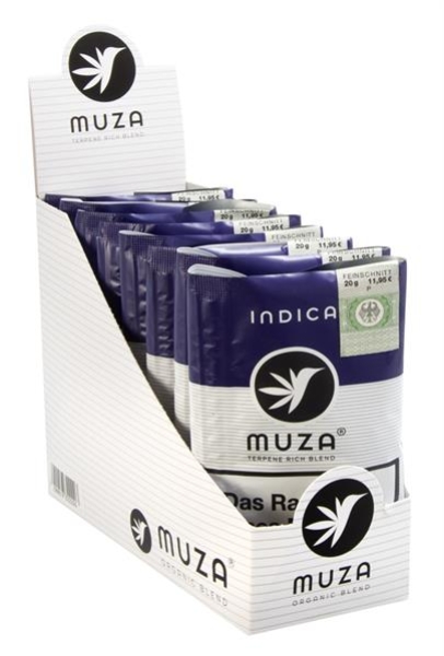Muza Kräutermischung mit Terpenen nikotinfrei 20g INDICA (E-KVP € 11,95)