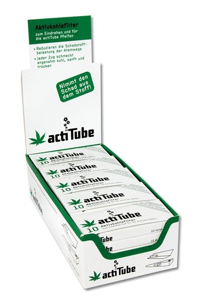 actiTube Aktivkohlefilter 10er Pack 8mm