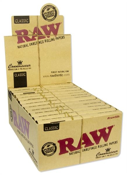 RAW Classic Connoisseur King Size Papier + Prerolled Filtertips