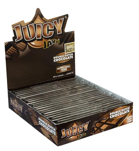 Juicy Jays King Size Slim Double Dutch Chocolate