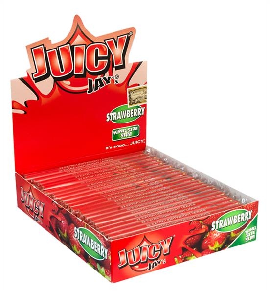 Juicy Jays King Size Slim Strawberry (Erdbeere)