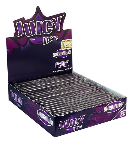 Juicy Jays King Size Slim Blackberry Brandy (Brombeer Likör)