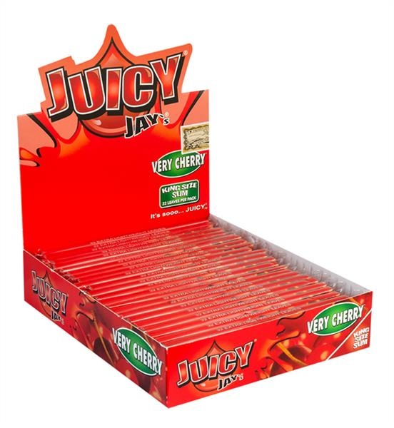 Juicy Jays King Size Slim Cherry (Kirsche)