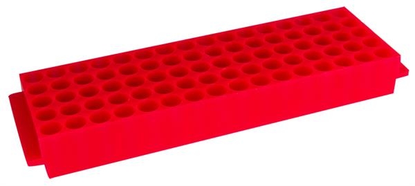 Display Rack für Reaktionsgefäße 1,5/2ml rot