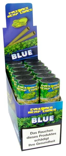 Cyclones Cone Blunt 24er Box HEMP BLUE (Blueberry Geschmack)